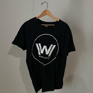 westworld black tshirt size large